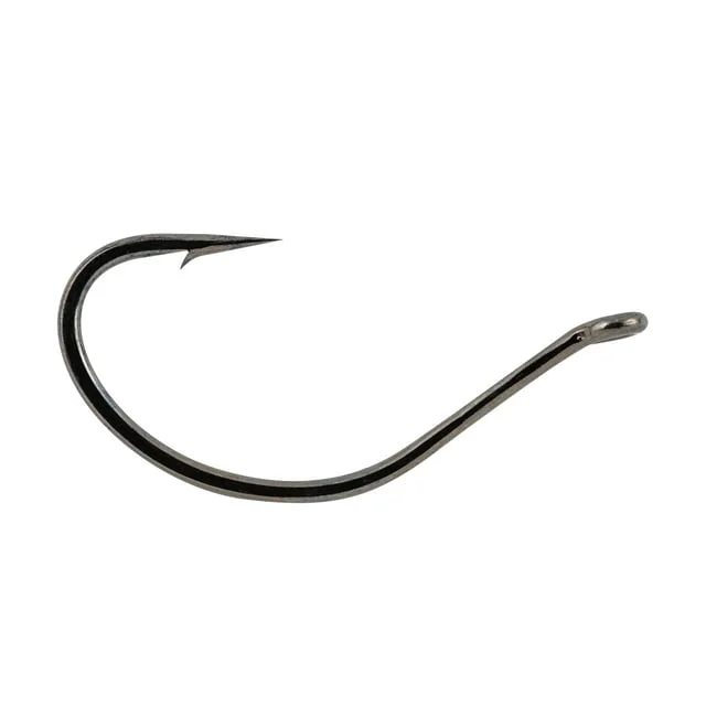 South Bend Drop Shot Hook Size 2/0 Qty 10 Black Nickel