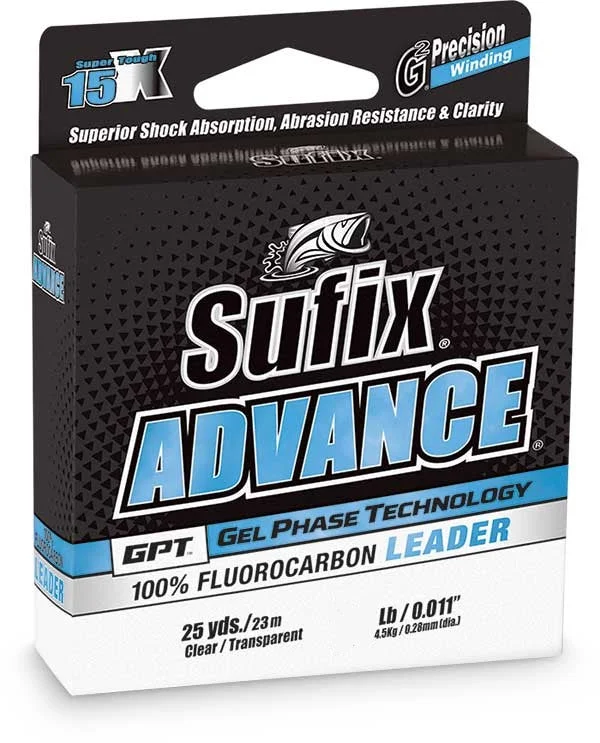 Sufix Advance Fluorocarbon Leader Wheel 25-yards