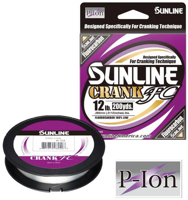 Sunline Crank FC Fluorocarbon Line - 200 Yard Spools