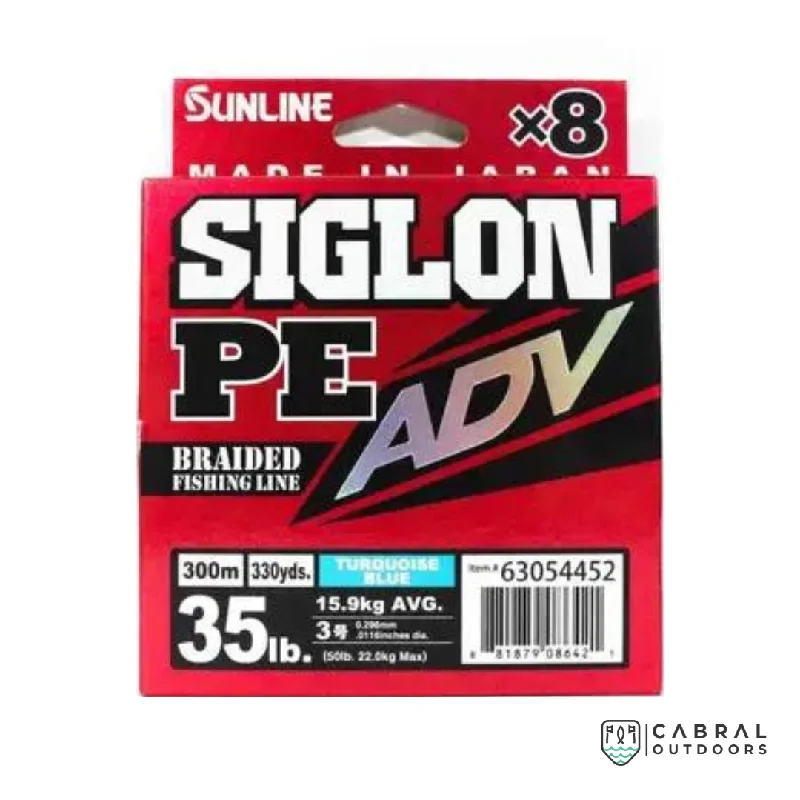 Sunline Siglon ADV Braided Fishing Line PE X8  | 35lb | 300m