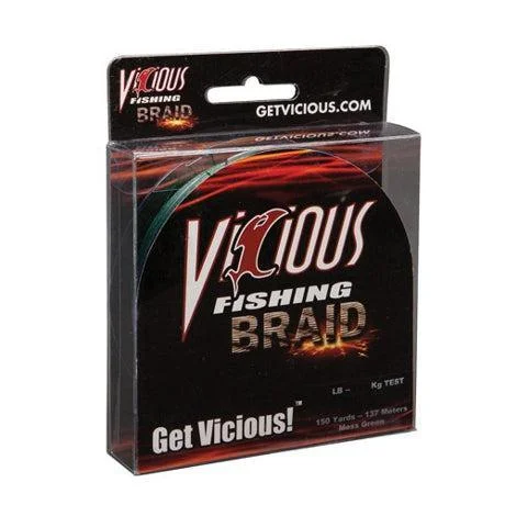 Vicious Fishing Braid 150 Yards HI-Vis Yellow