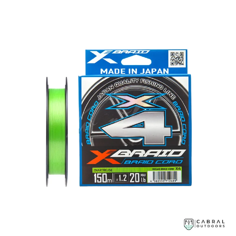 YGK X-Braid Cord X4 Braided Line | 150m