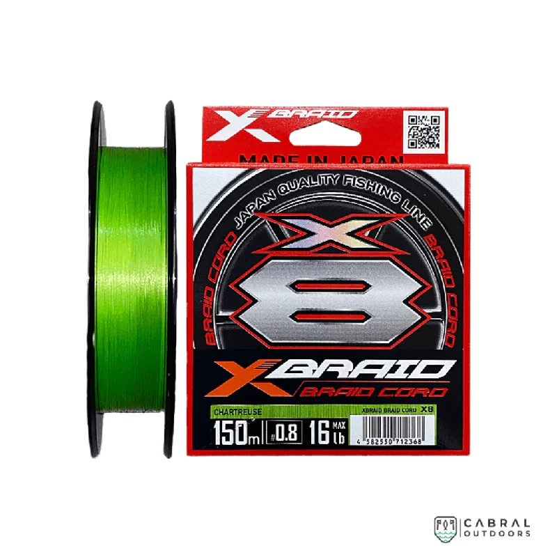 YGK X-Braid Cord X8 Braided Line | 150-300m