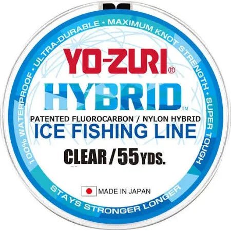 Yo-Zuri Hybrid Ice Fishing Line 1Lb 55 Yds Clear