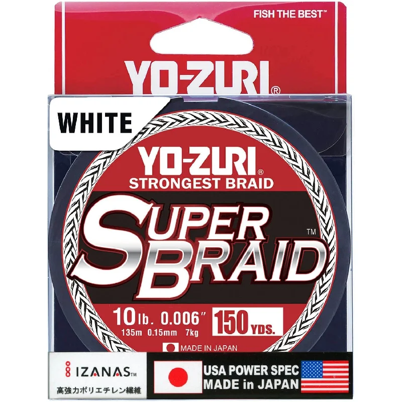 Yo-Zuri Super Braid 150 Yds White