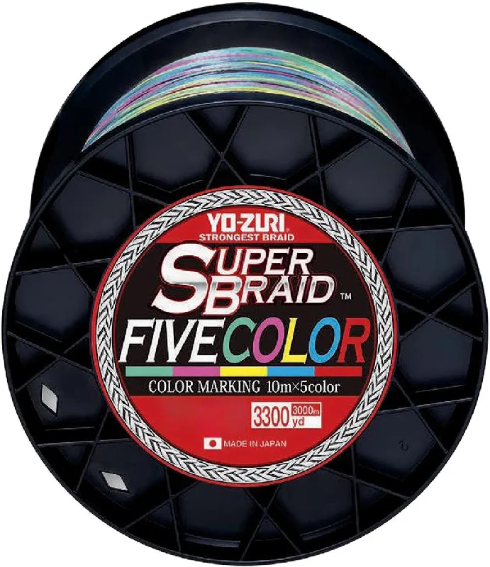 Yo-Zuri Super Braid Five Color - 3300 Yard Spool