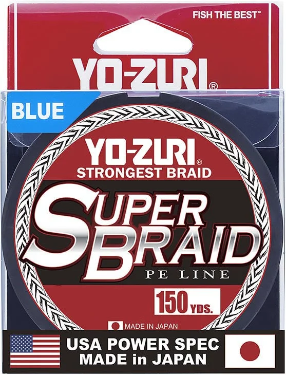 Yo-Zuri SuperBraid Blue - 150 Yard Spool