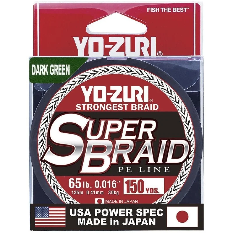 Yo-Zuri Super Braid Line 65 Lb 150 Yds Dark Green