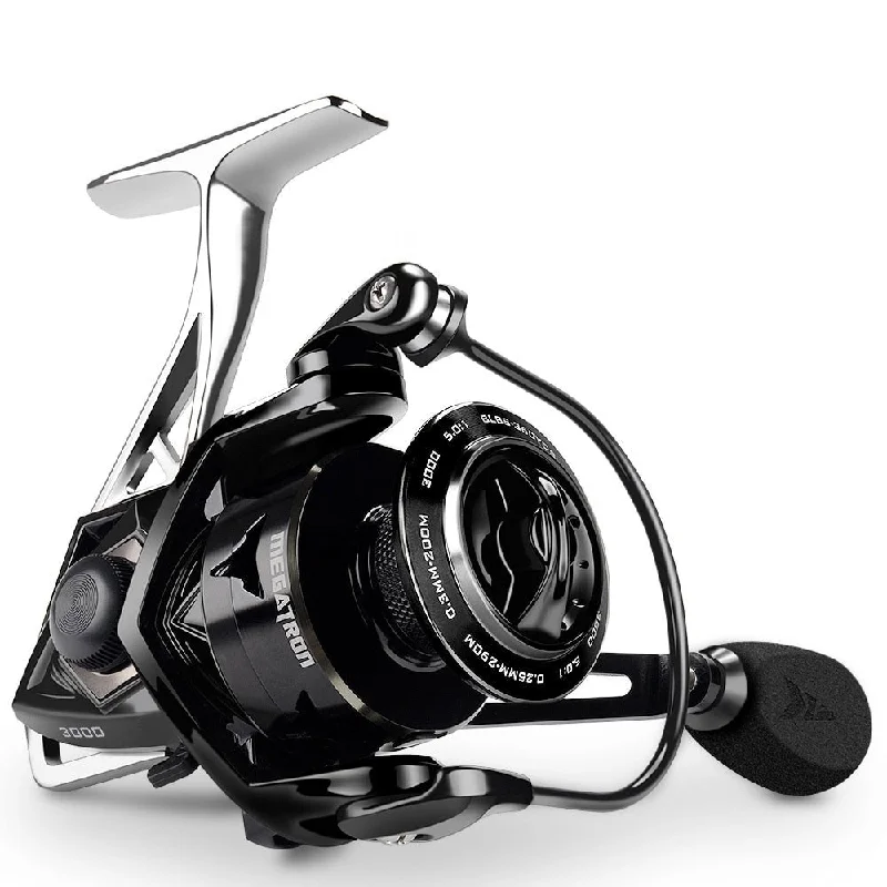 KastKing Megatron Spinning Fishing Reel 18KG Max Drag 7+1 Ball Bearings Aluminum Spool Carbon Fiber