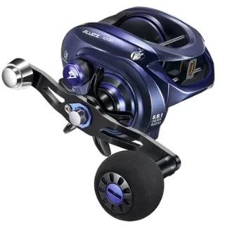 PISCIFUN® Alijoz 400 Blue Low Profile Bait casting Reel 8.1:1