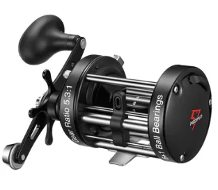 PISCIFUN® CHAOS XS 6000 Black Round Baitcasting Reel