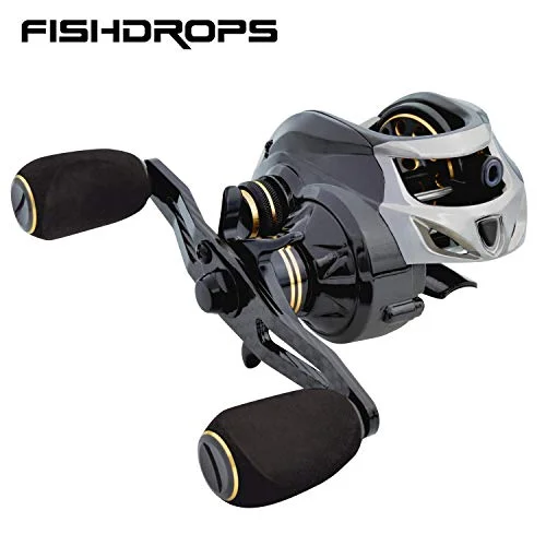 FISHDROPS Baitcasting Reel Carbon Fiber Body & Handle Only 167g